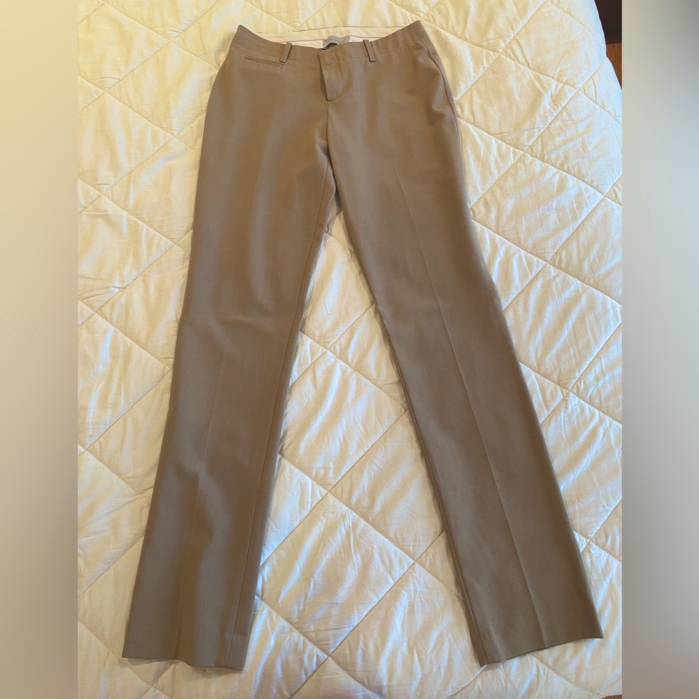 GAP straight fit tan trousers 4L